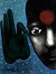 Dhyanastha 3, Painting by Amit Dutt, Pastel on Paper, 30 x 40 inches