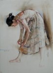Harmony in Sepia Figurative, Painting by Mukta Avachat