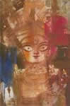 Durga, Painting by Samir Mondal