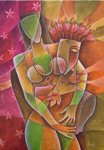 Window series I, Painting by V. Krishna Ashok, Acrylic on canvas, 48 x 36 inches 