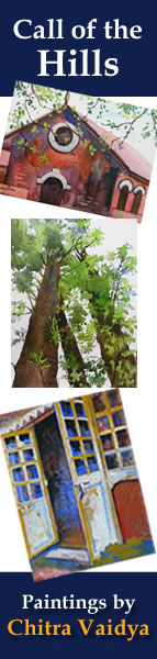 Call of the Hills paintings by Chitra Vaidya