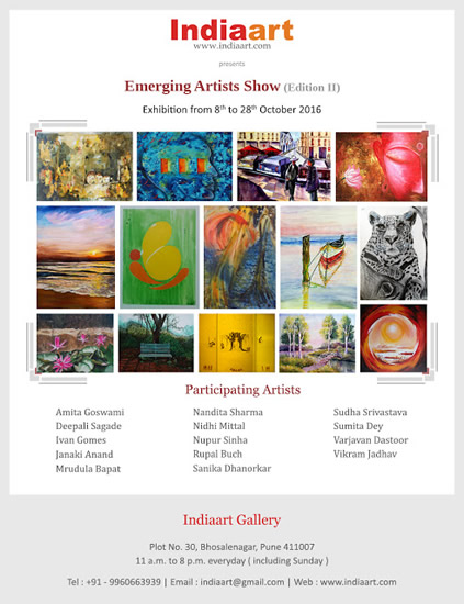 Emerging Artists Show (Edition II) - Indiaart Gallery, Pune