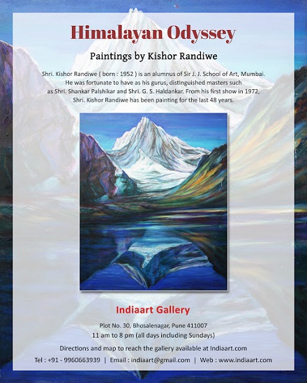 Himalayan Odyssey - exhibition of paintings by Kishor Randiwe