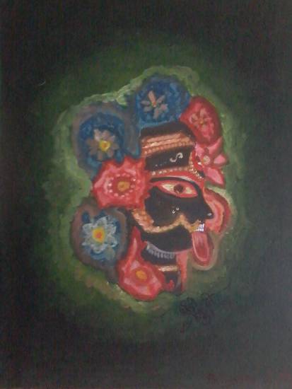 Rani Ma - 5, painting by Priyanka Dutta, recently added to Indiaart.com