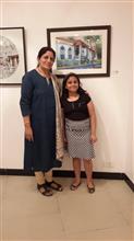 Chitra Vaidya with her student