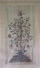 Tree of Life - 31, Painting by Praveena Mahicha, Natural Dyes on Silk, 53 x 32 inches