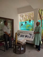 Abhay Vaidya with Kishor Randiwe at Indiaart Gallery, Pune