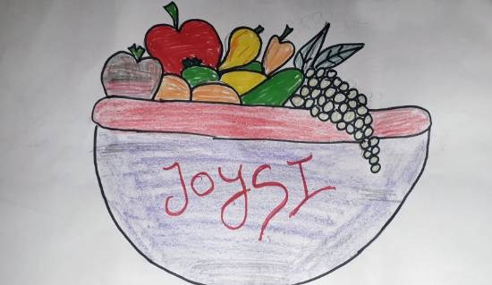 Fruits, painting by Joysi Ajay Pardeshi