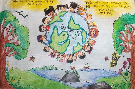 Painting  by Sharanya Mittal - Children’s day