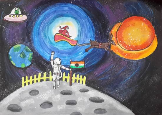 Painting  by Ishika Manish Gupta - Outer Space