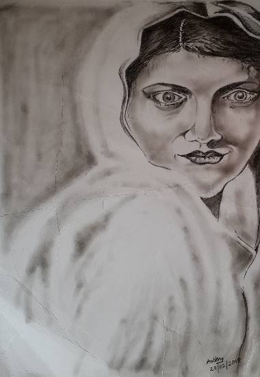 Painting  by Anshu Kumari - Portrait