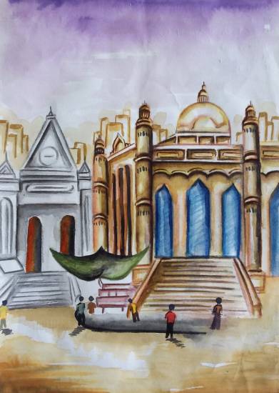 Painting  by V Ashwika Kundan - Indian heritage