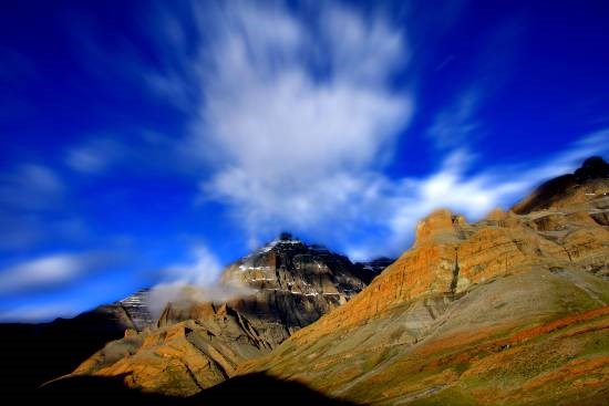 Mystical Mountains - Near the west face of Kailash Peak, photograph by Kumar Mangwani