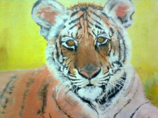 Wildlife - 2, painting by Gourav Chakraborty