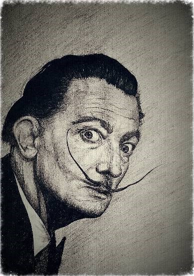 Salvador Dali, painting by Anjalee S Goel