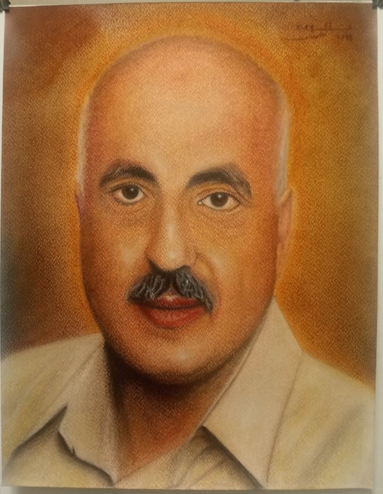Commander, painting by Khaled Hamdy .H