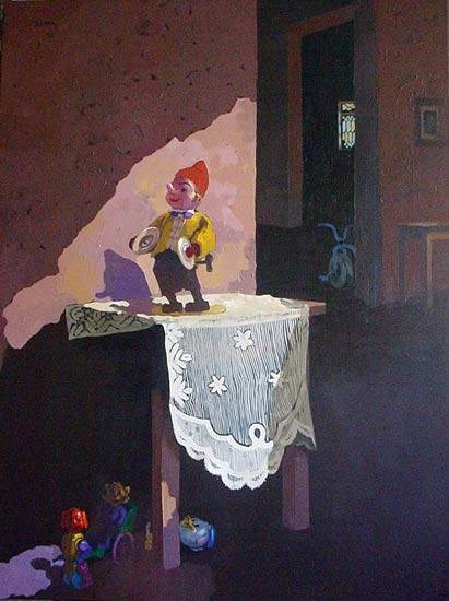 Children's room, painting by Anwar Husain
