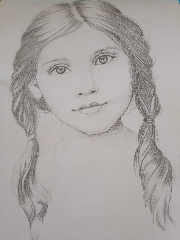 Painting  by Nency Bhingradiya - Beautiful girl