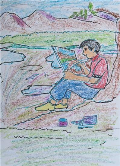 My Favorite Hobby - Drawing, painting by Maruti Pimpale