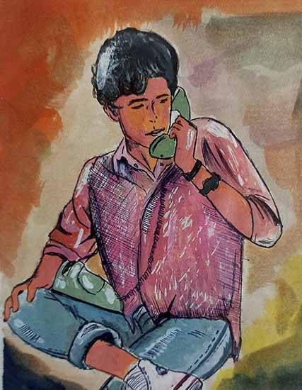 Painting  by Prem Sahoo - Hello