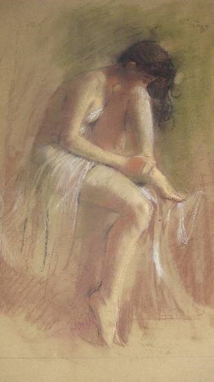 Lily, painting by John Fernandes