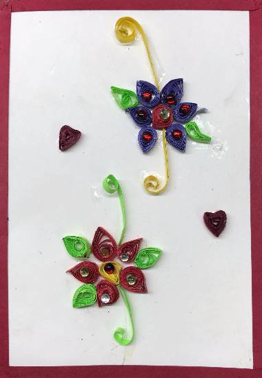 Painting  by Shambhawi Vermaa - Card - Quilling