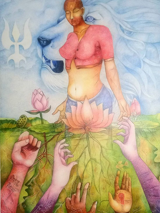Women Empowerment, painting by Bipul Singh