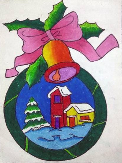 Painting  by Janhavi Deodhar - Christmas