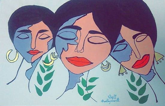 Peace, painting by Vineet kovuru