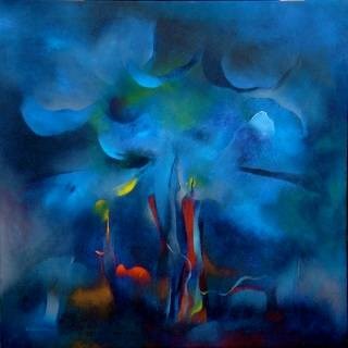 Pleasing Night, painting by Bhawana Choudhary