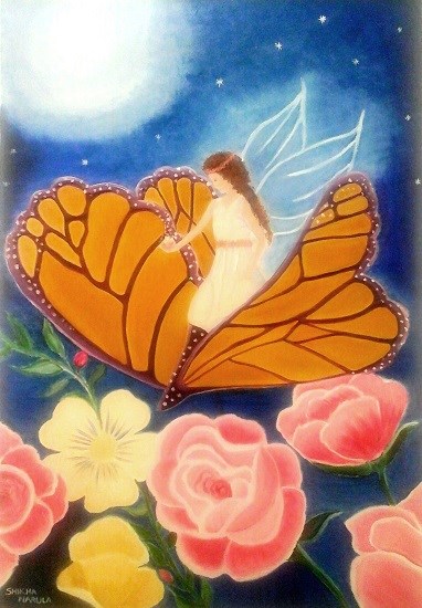 Fairy Fantasy, painting by Shikha Narula