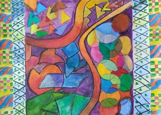 Abstract Painting, painting by Arpita Bhat