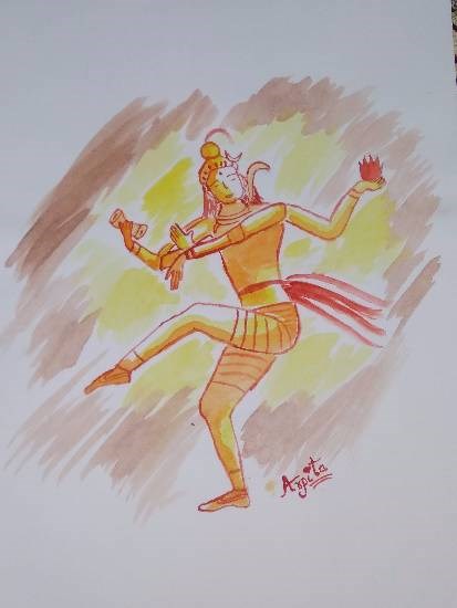 Nataraja, painting by Arpita Bhat