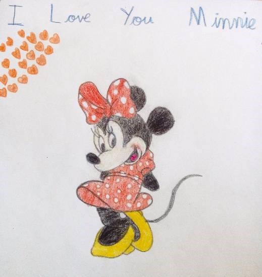 Minnie, painting by J S Anshika