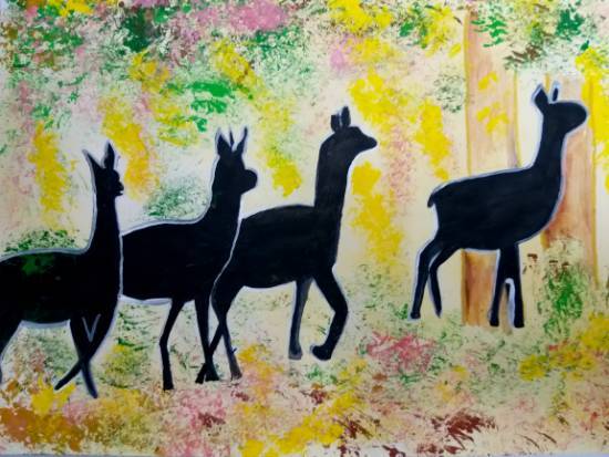 Painting  by Parinaz Hoshedar Davar - Wildlife