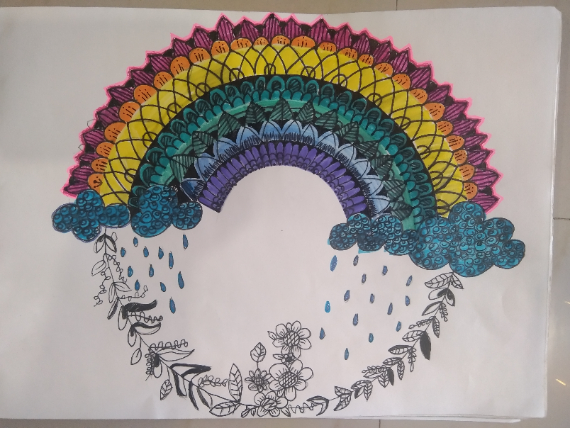 Painting  by Anushka Datta - Rainbow