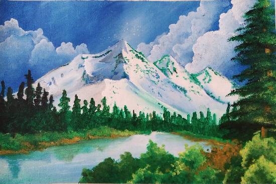 Nature, painting by Manas Chawla