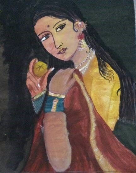 Woman, painting by Prerna Jain