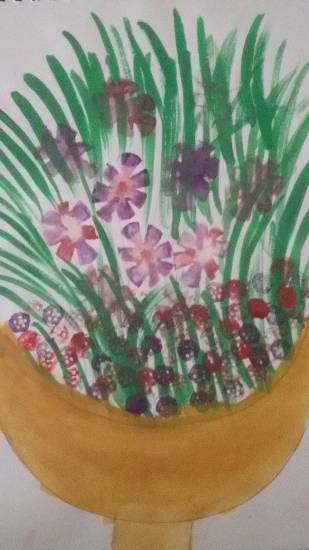 Painting  by Jasika Mandar Sawant - Flower pot