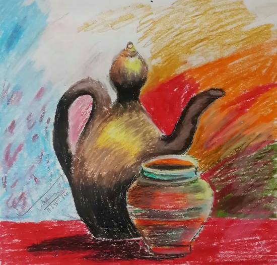 Still Life, painting by Jyotirmoy Dutta