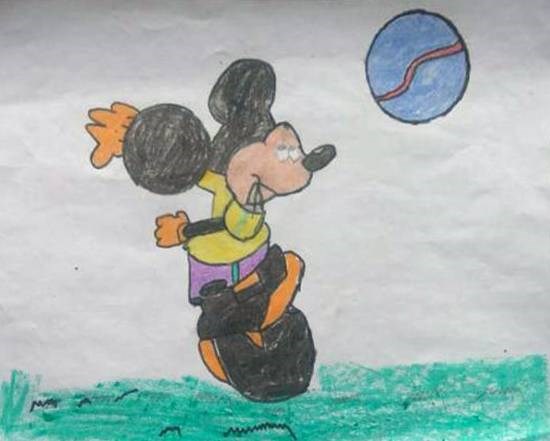 Micky Mouse, painting by Tammna 