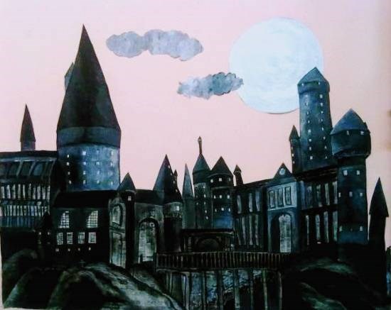 Hogwarts, painting by Supriya Choudhary