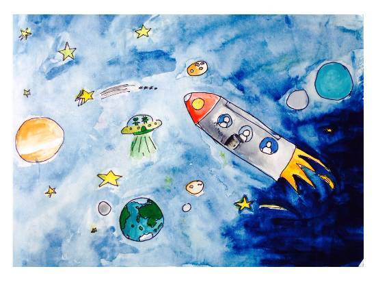Painting  by Mrunal Shirish Dalvi - Outer space