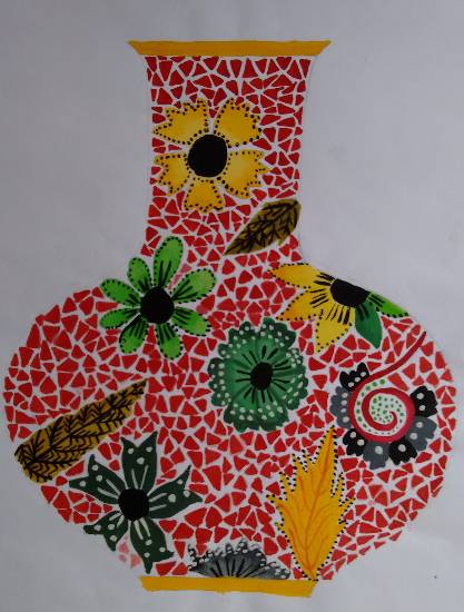 Painting  by Rucha Vishwesh Damle - Flower pot