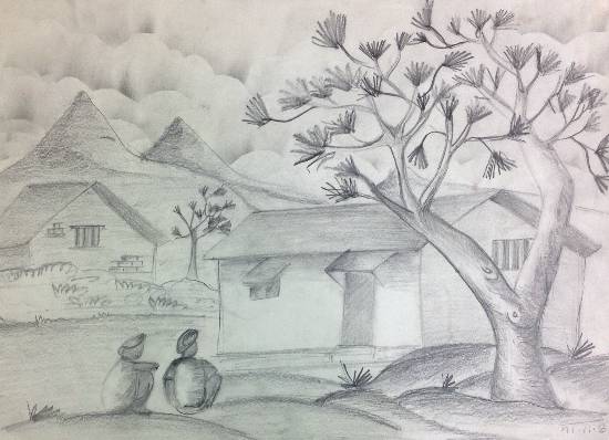 Painting  by Sanjana Agarwal - Landscape