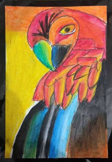 Painting  by Ankit Basak - Wild Bird