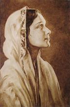 Devika Rani, Painting by H. C. Rai