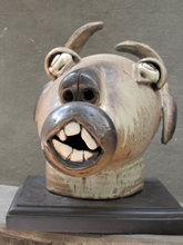 Cow Head, Sculpture by Pratima Vaidya