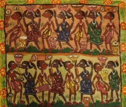 Patua Painting by Smt Karuna Chitrakar