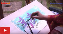 Watercolour Painting - Live Demonstration by Chitra Vaidya - Part 1
